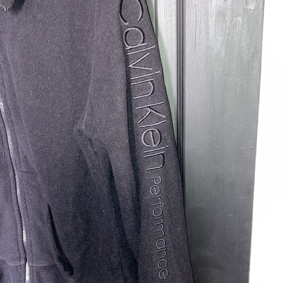 Calvin Klein Performance Fleece Zip up Sweater - Picture 3 of 7